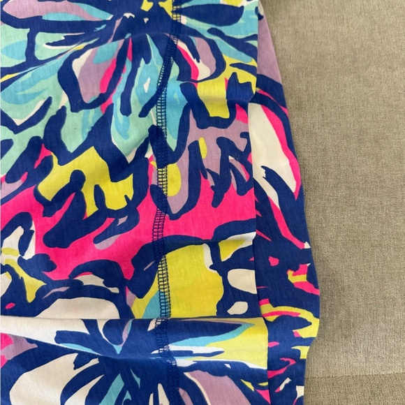 Lilly Pulitzer “Catwalkin” Floral Shift Dress - Navy, Pink, Yellow - Picture 4 of 7